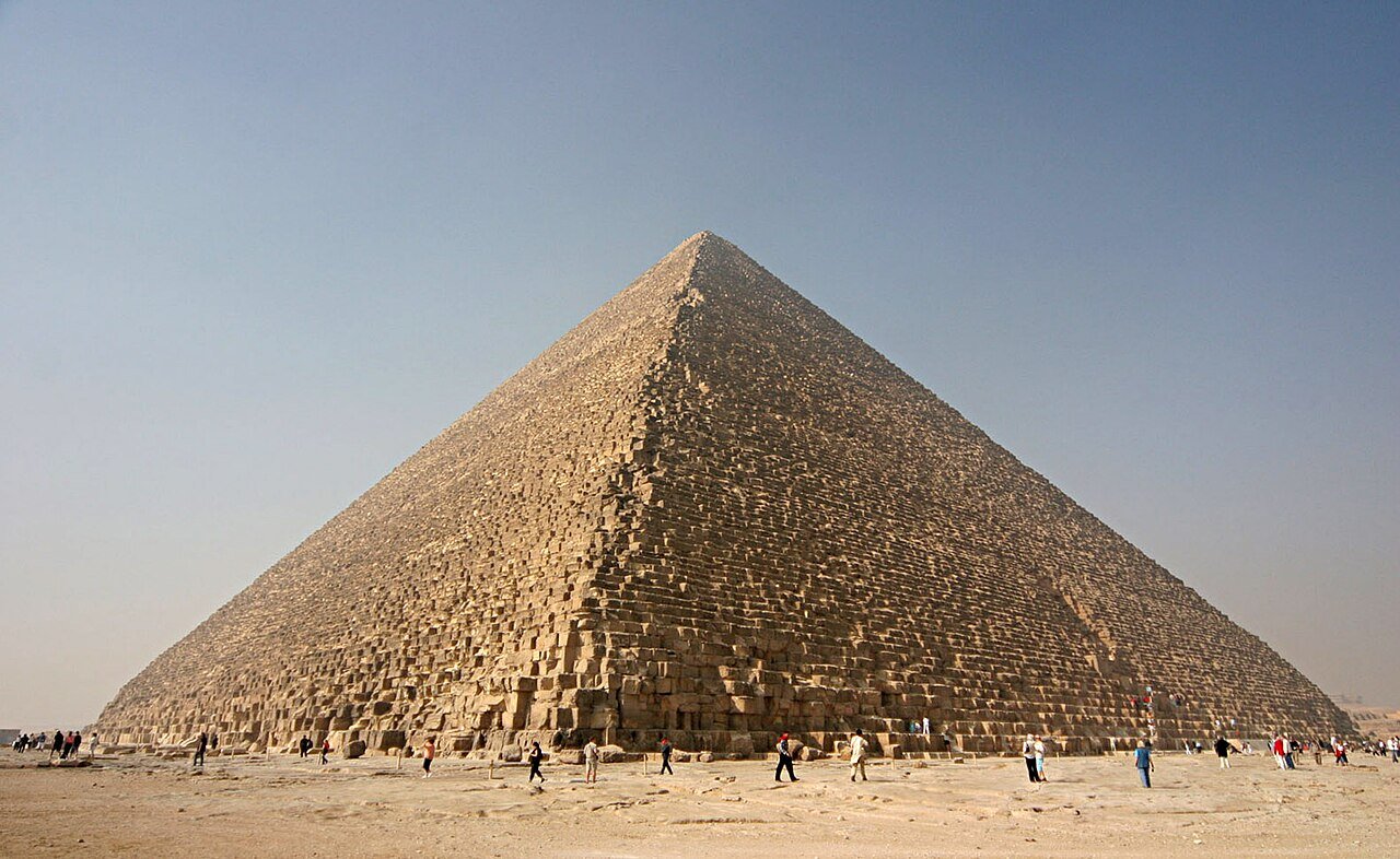 The Great Pyramid at Giza, built for Khufu in the third millennium BCE.